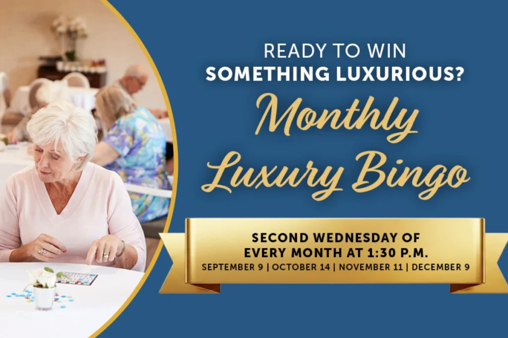 Heritage House of Portage | Monthly Luxury Bingo